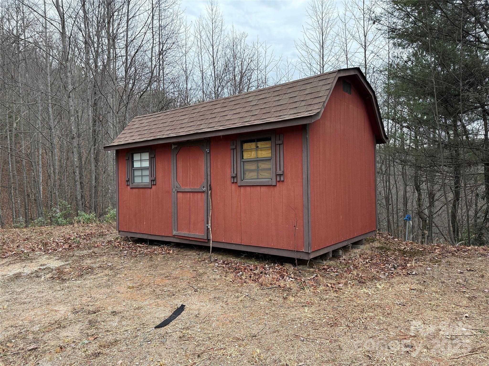 Tbd Casey Mountain Road, Unit 218 Purlear, NC 28665 - Photo 9 of 45 a view of backyard with barn