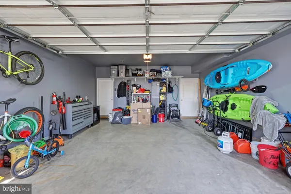 a view of a storage area with a lot of stuff
