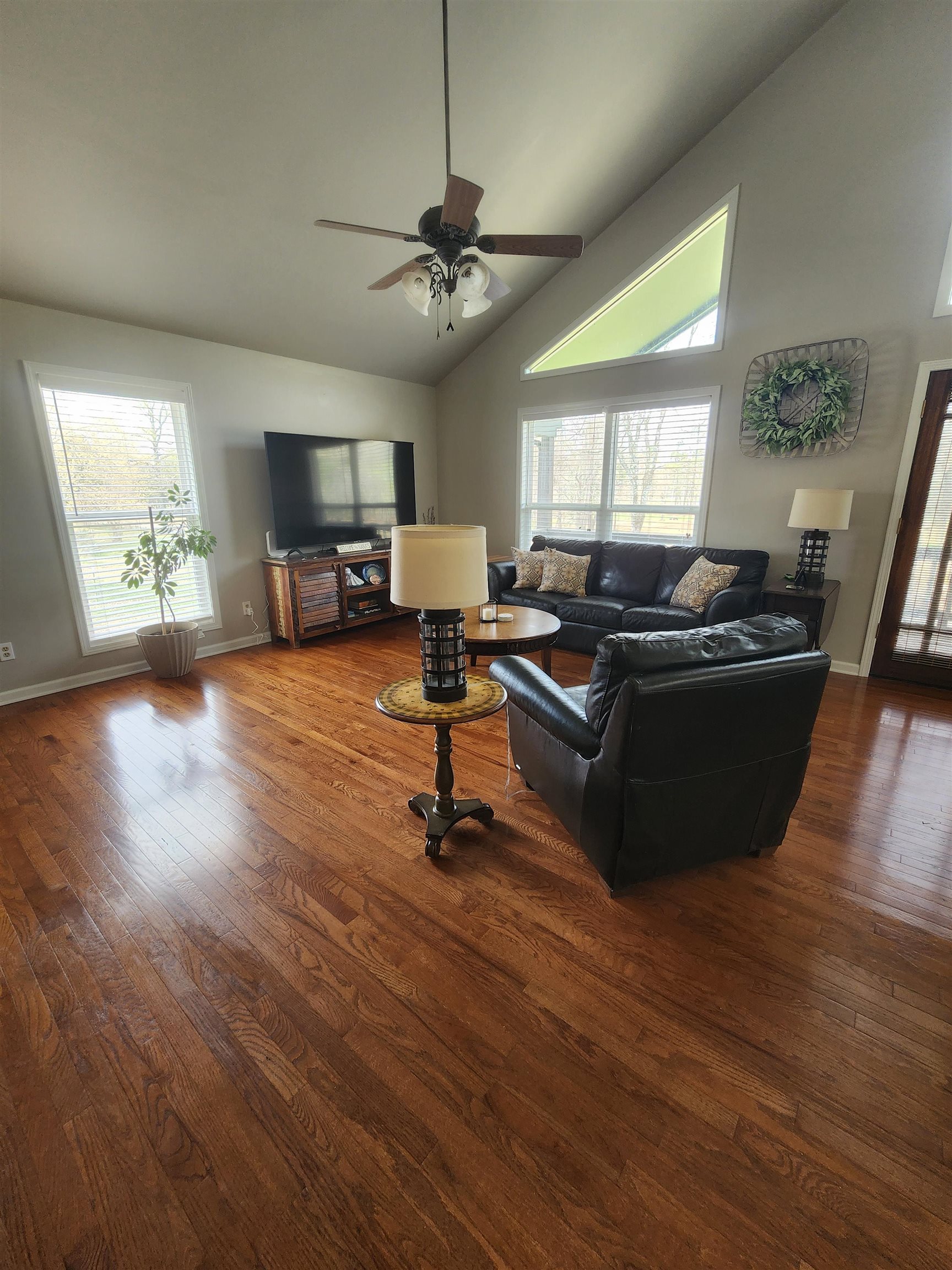 620 Old Road Counce, TN 38326 - Photo 16 of 32 a living room with furniture and a wooden floor