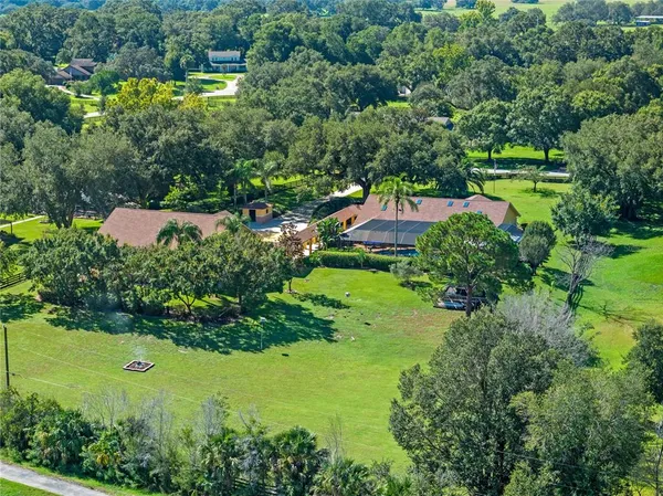a view of yard with green space