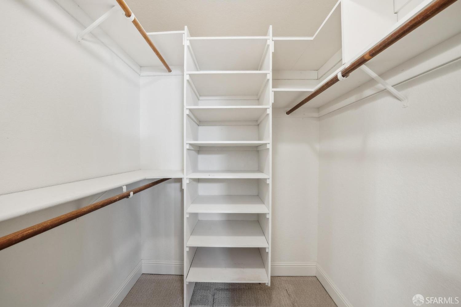 4355 Raymond Road Livermore, CA 94551 - Photo 33 of 74 a view of walk in closet with empty racks