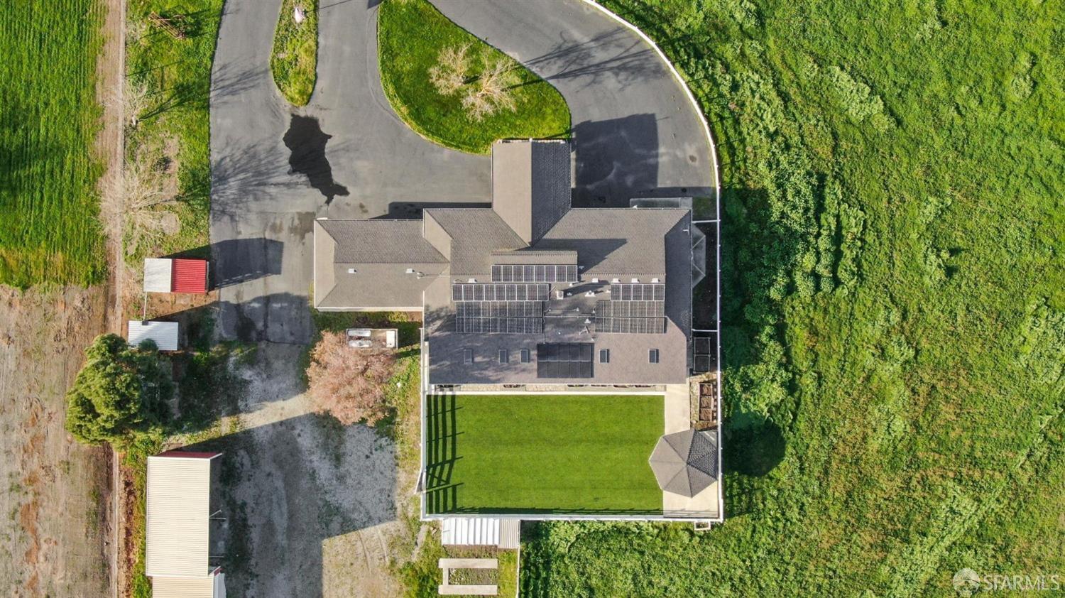 4355 Raymond Road Livermore, CA 94551 - Photo 74 of 74 an aerial view of a house with garden space sitting space