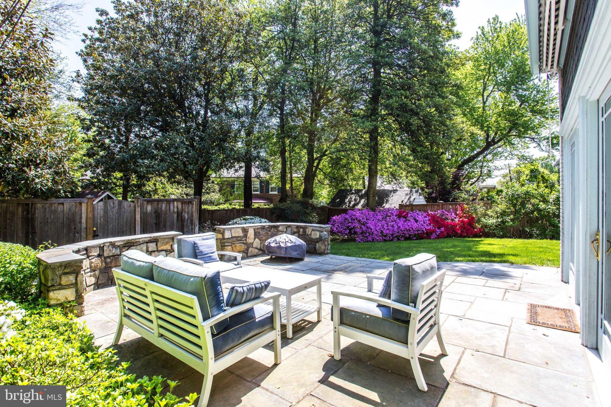 5023 Reno Road Northwest Washington, DC 20008 - Photo 30 of 33 Enjoy entertaining on flagstone patio