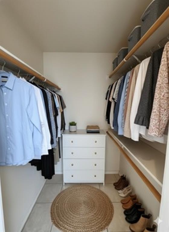 1707 Tina Marie Road, Unit A Arlington, TX 76012 - Photo 7 of 34 Walk in closet in primary bedroom -virtual staging