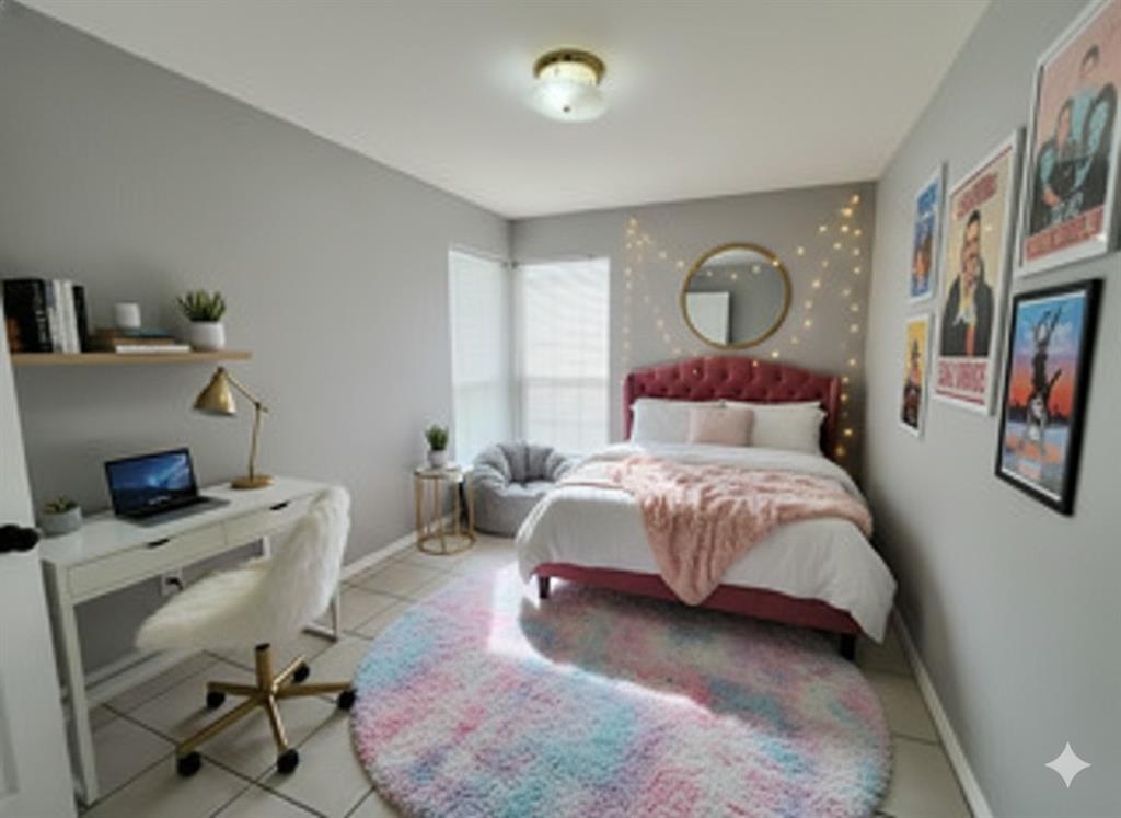 1707 Tina Marie Road, Unit A Arlington, TX 76012 - Photo 9 of 34 Bedroom 2 -virtual staging