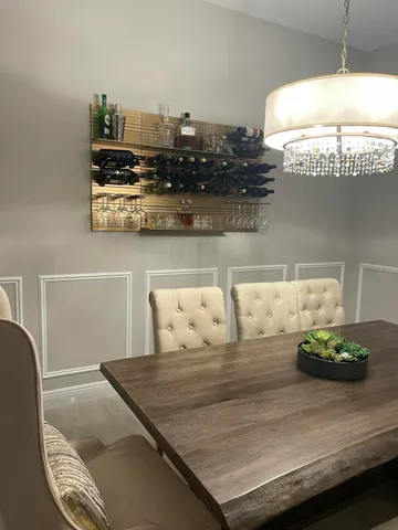 a view of a water pond with lots of green space