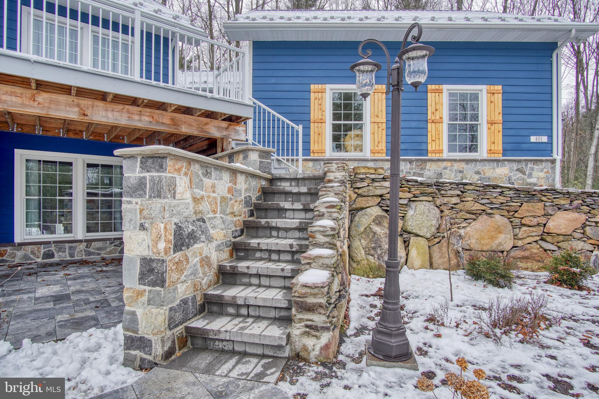 401 Orchard Road Orrtanna, PA 17353 - Photo 6 of 54 Real stone steps leading from patio to deck