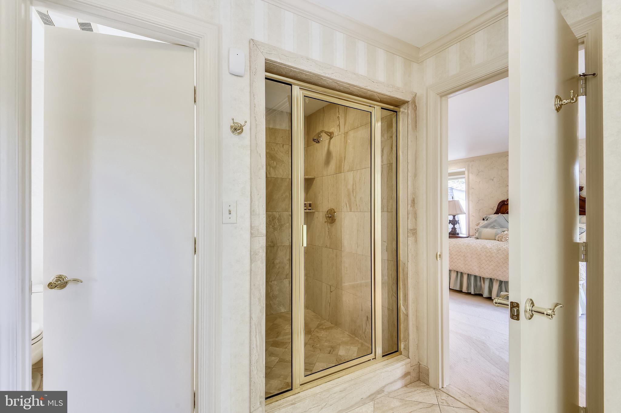 11911 Seven Locks Road Potomac, MD 20854 - Photo 22 of 57 Oversize shower with 2 shower heads