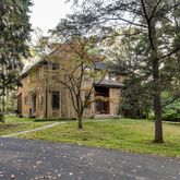 a front view of house with yard