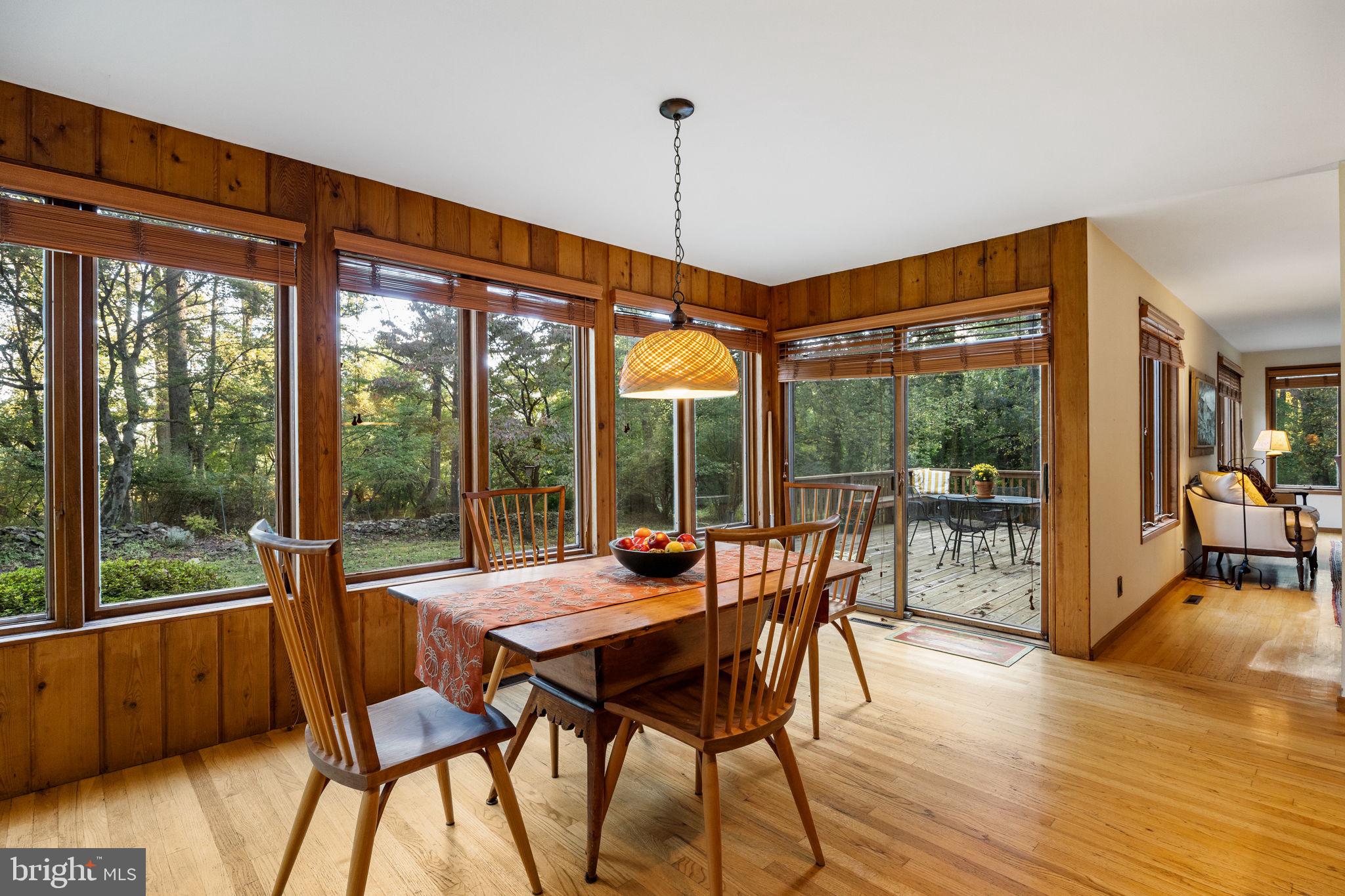 640 Harts Ridge Road Conshohocken, PA 19428 - Photo 12 of 46 a view of a dining room with furniture window and wooden floor