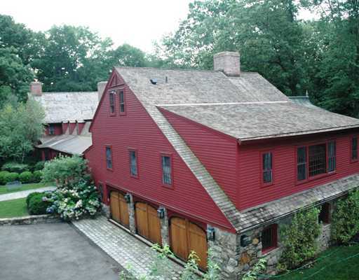 769 Hollow Tree Ridge Road Darien, CT 06820 - Photo 3 of 15 an aerial view of a house with yard