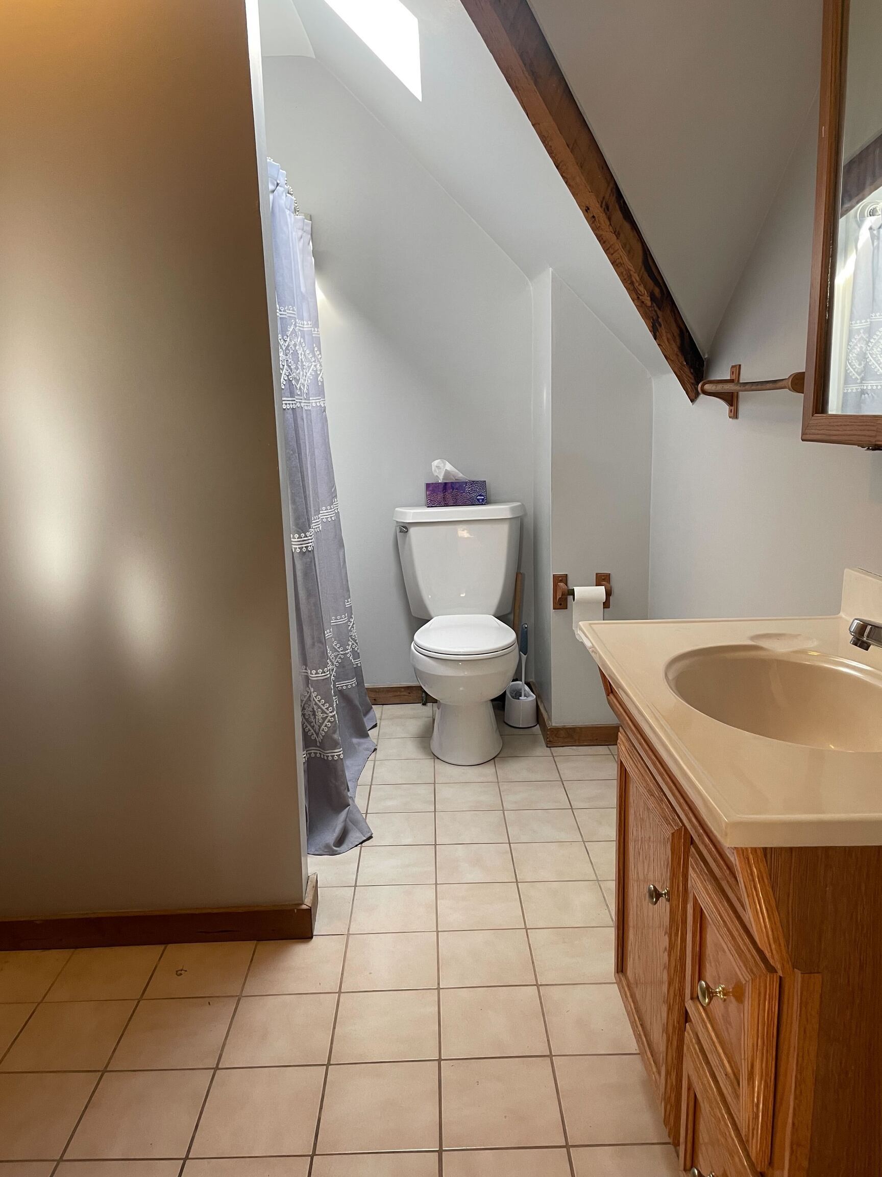156 Fair Street, Unit 3 Wallingford, CT 06492 - Photo 10 of 10 a bathroom with a sink a toilet and a mirror