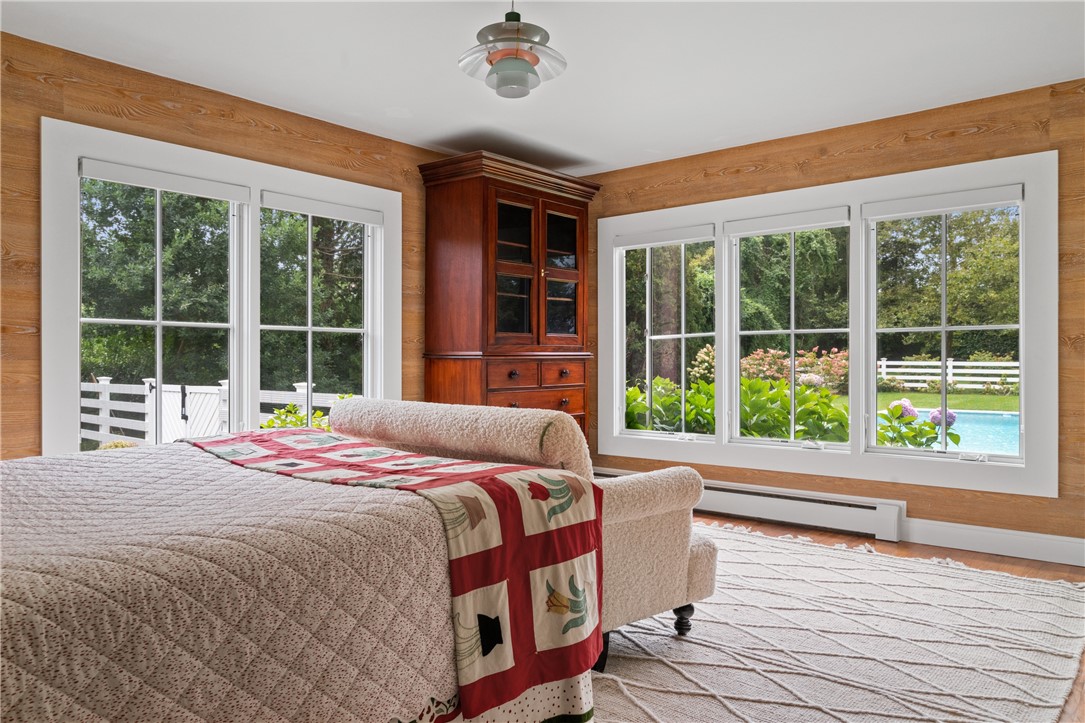 124 Harrison Avenue Newport, RI 02840 - Photo 16 of 29 Primary suite overlooking swimming pool.