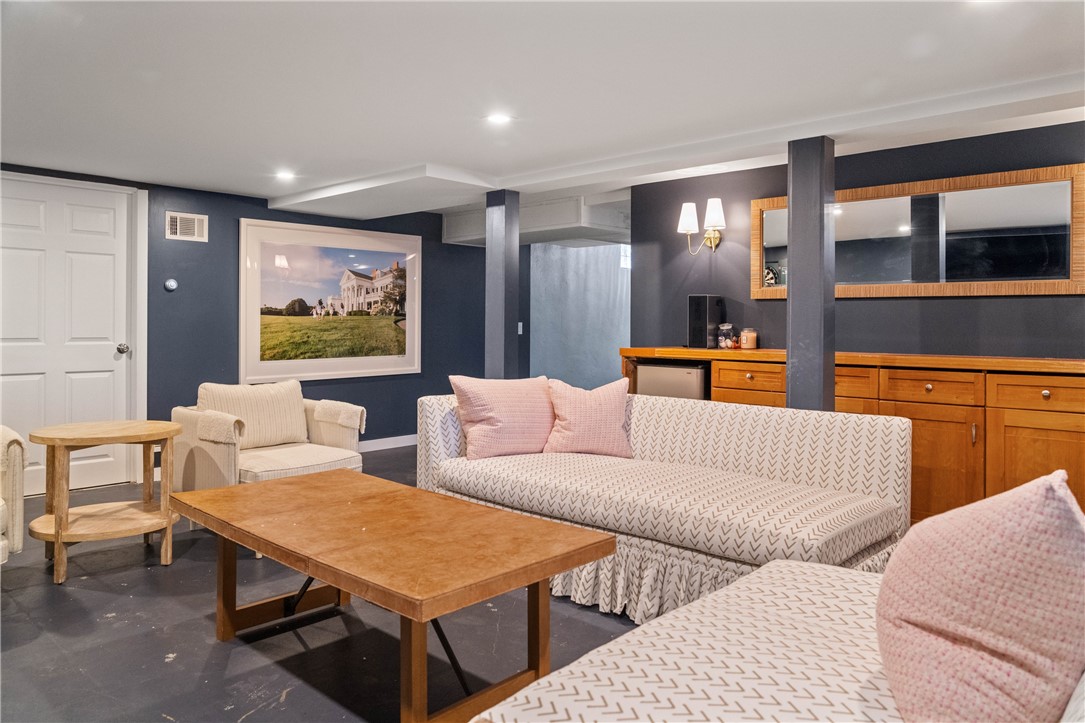 124 Harrison Avenue Newport, RI 02840 - Photo 25 of 29 Finished lounge space in basement.