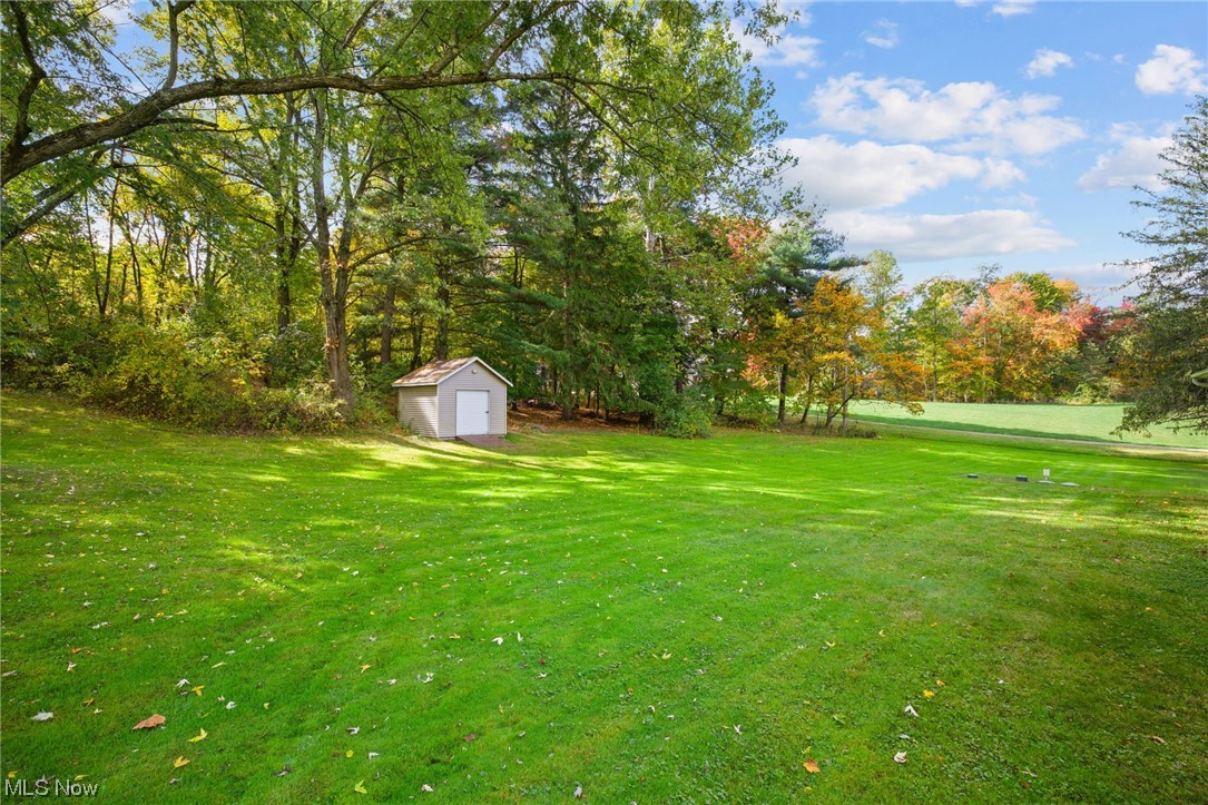 730 East Nimisila Road Uniontown, OH 44685 - Photo 6 of 25 View of yard featuring a storage unit