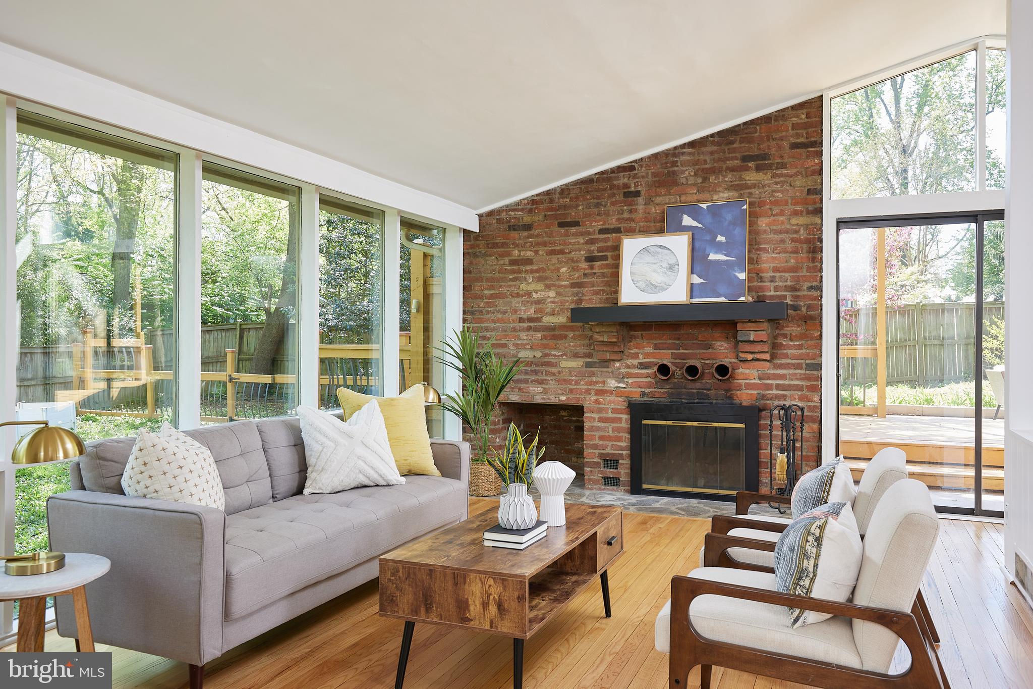 11530 Highview Avenue Silver Spring, MD 20902 - Photo 11 of 27 Living room with a wall of windows