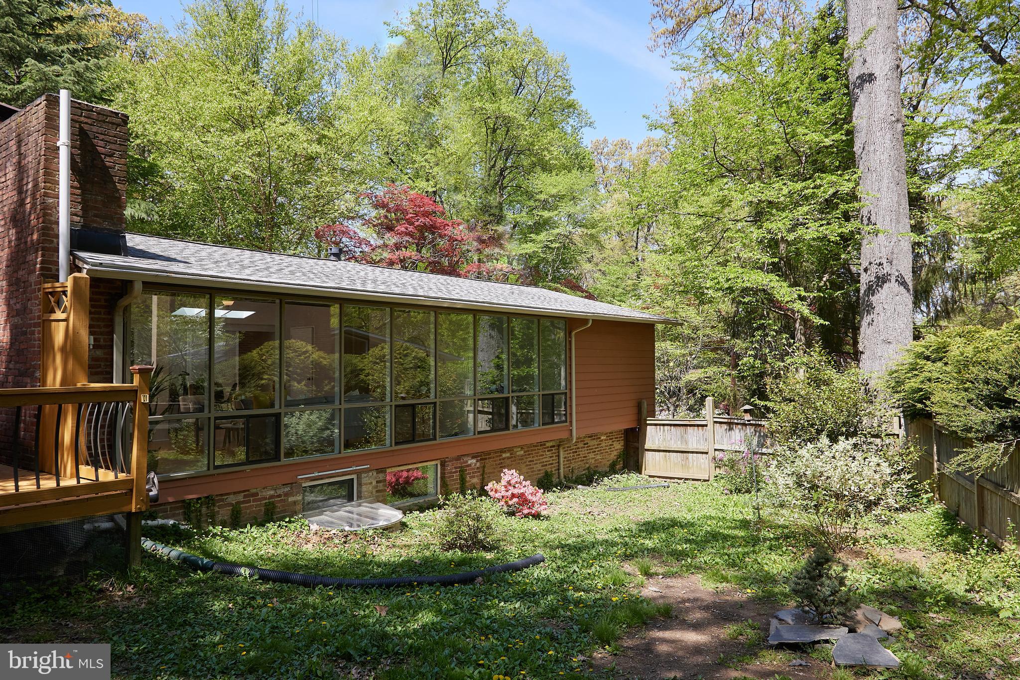 11530 Highview Avenue Silver Spring, MD 20902 - Photo 27 of 27 Outside view of living room with wall of windows