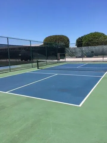a view of tennis court