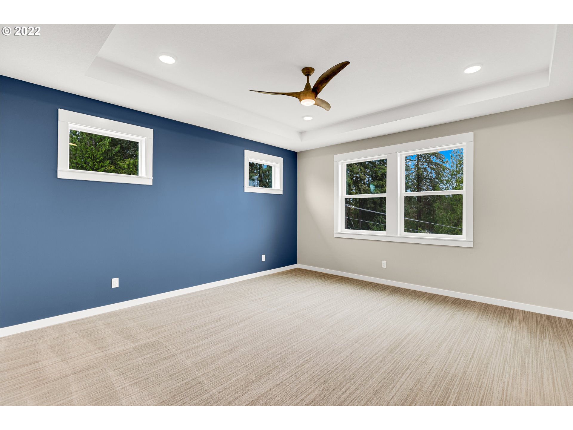4118 South Hay Field Circle Ridgefield, WA 98642 - Photo 17 of 19 a view of an empty room with a window and wooden floor