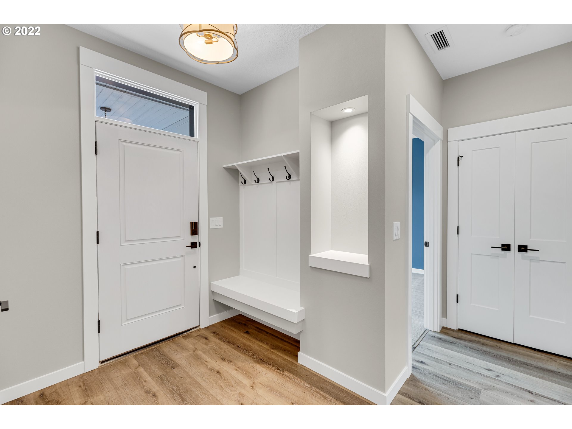 4118 South Hay Field Circle Ridgefield, WA 98642 - Photo 4 of 19 a view of an entryway with wooden floor