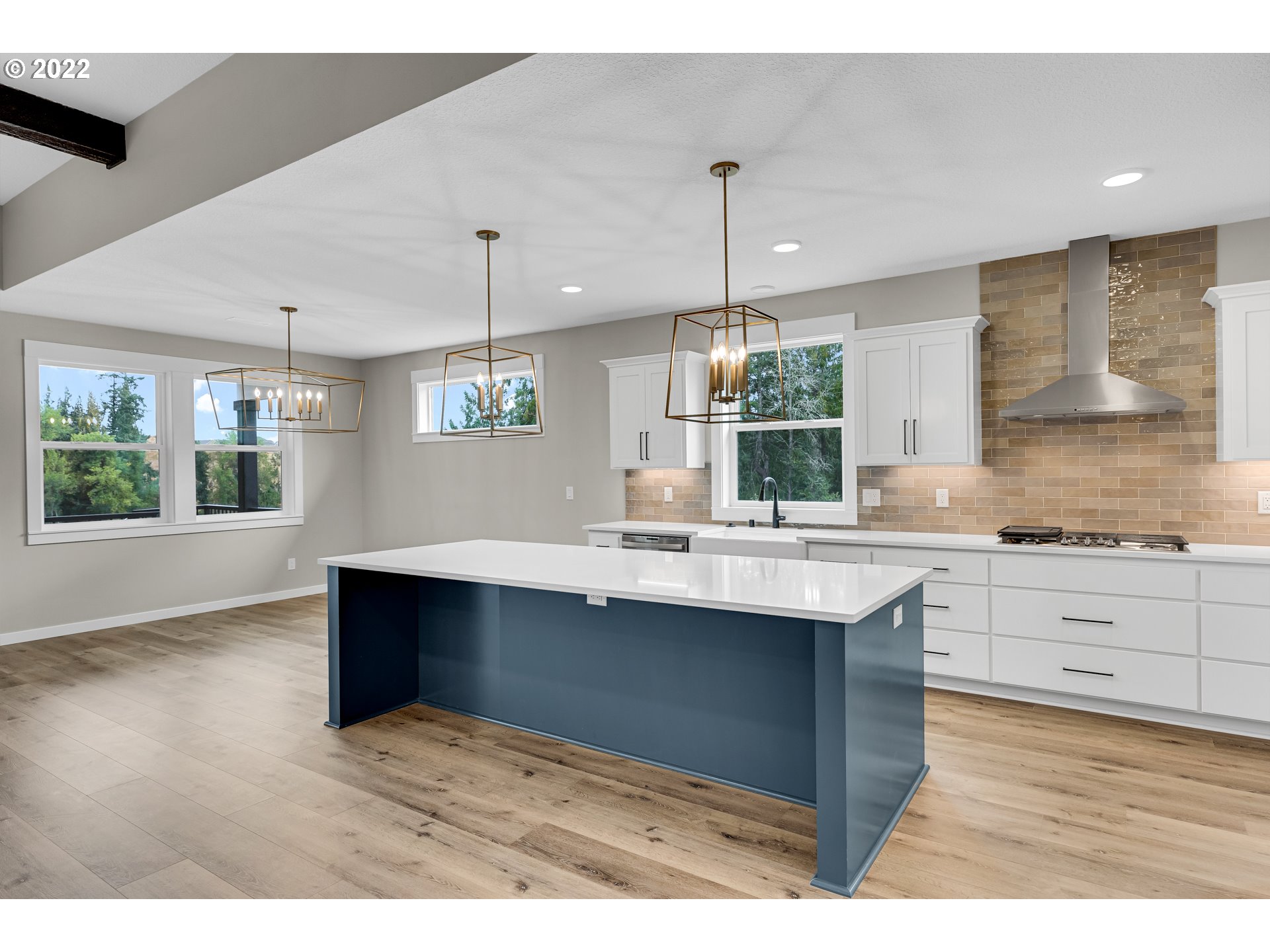 4118 South Hay Field Circle Ridgefield, WA 98642 - Photo 6 of 19 a kitchen with kitchen island a sink stainless steel appliances and cabinets