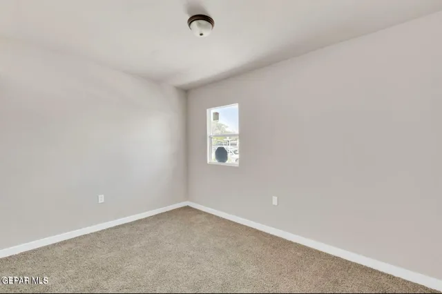 a view of a room with closet