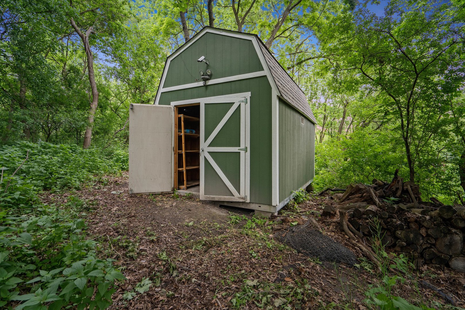 120 Fox Street Cary, IL 60013 - Photo 44 of 56 a view of backyard with potted plants and large tree