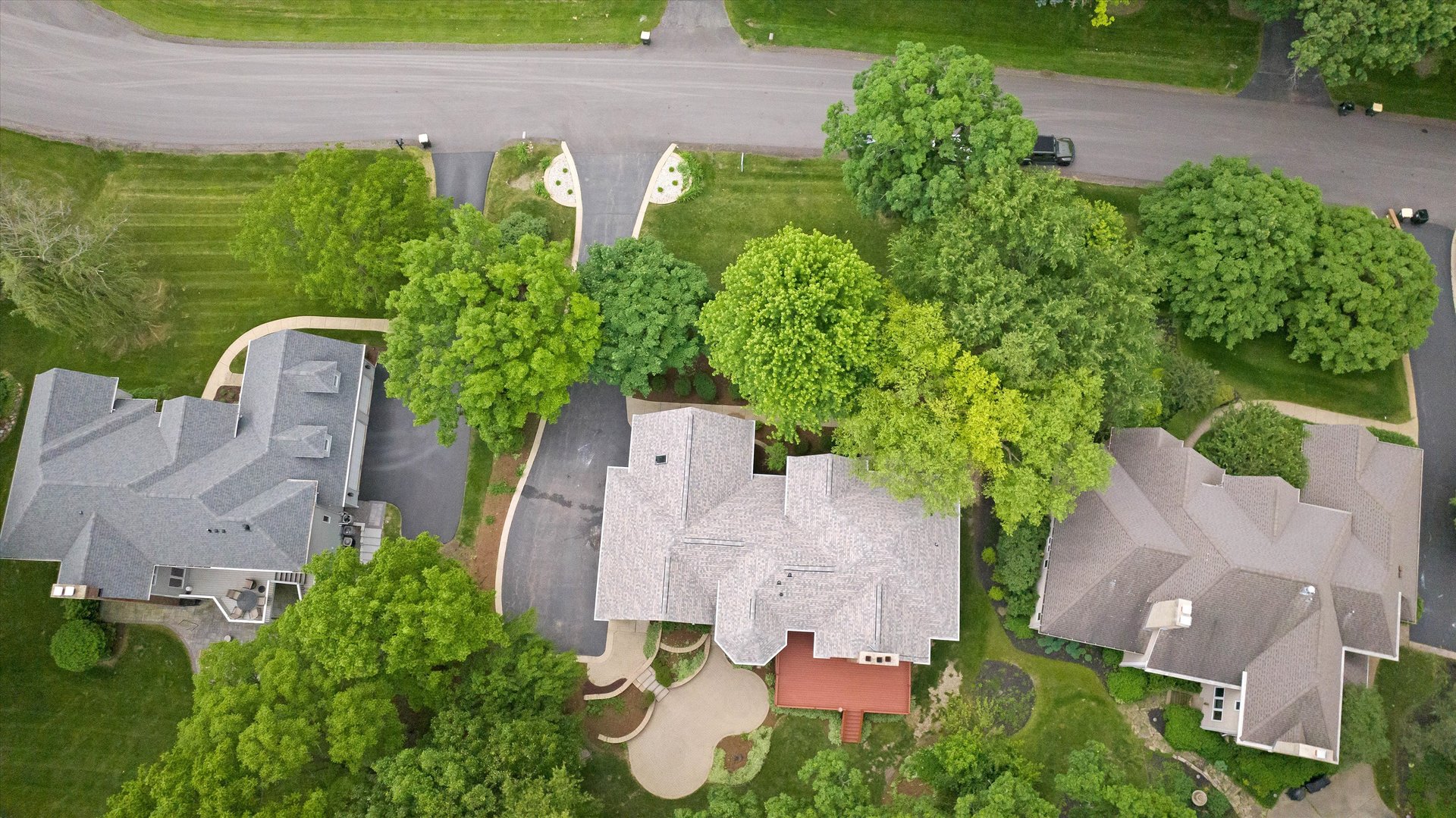 120 Fox Street Cary, IL 60013 - Photo 46 of 56 an aerial view of a house with outdoor space and lake view