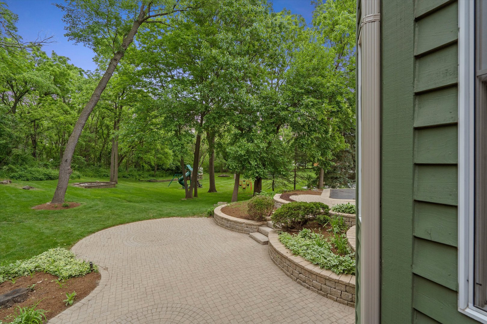 120 Fox Street Cary, IL 60013 - Photo 50 of 56 a view of a garden from a room