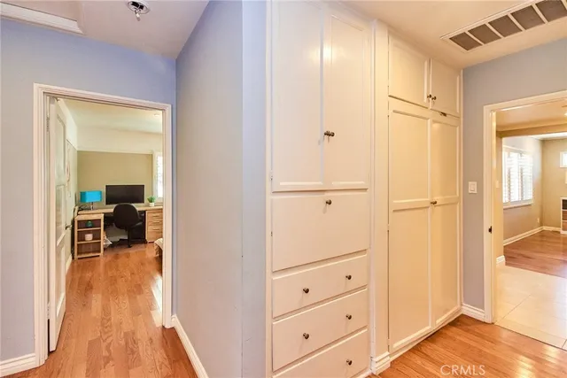 a view of a house with a snow in the background