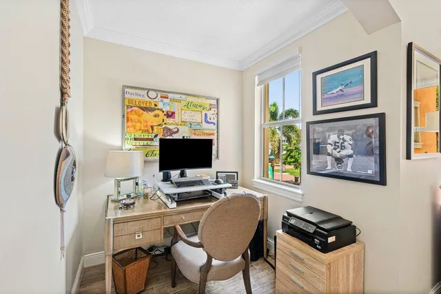a spacious bathroom with a granite countertop tub sink and mirror