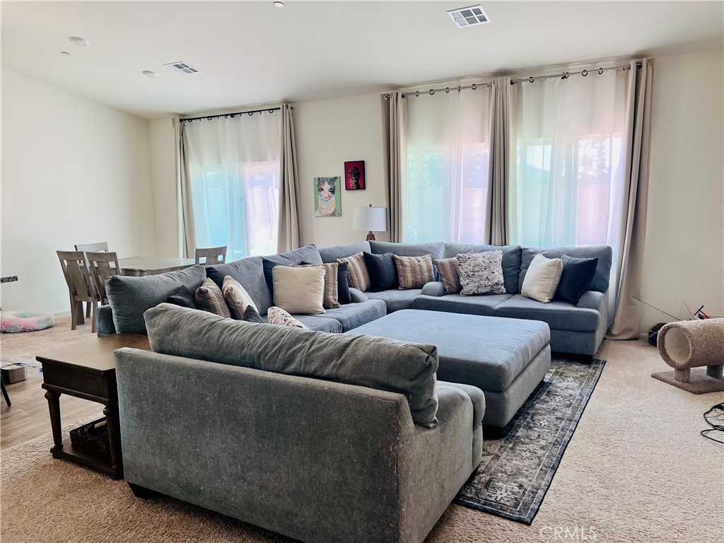 Lots of natural light downstairs.