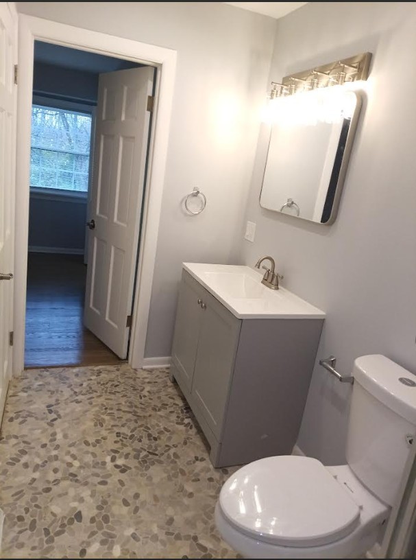 438 Hamilton Wood Homewood, IL 60430 - Photo 26 of 39 a white toilet sitting next to a bathroom sink