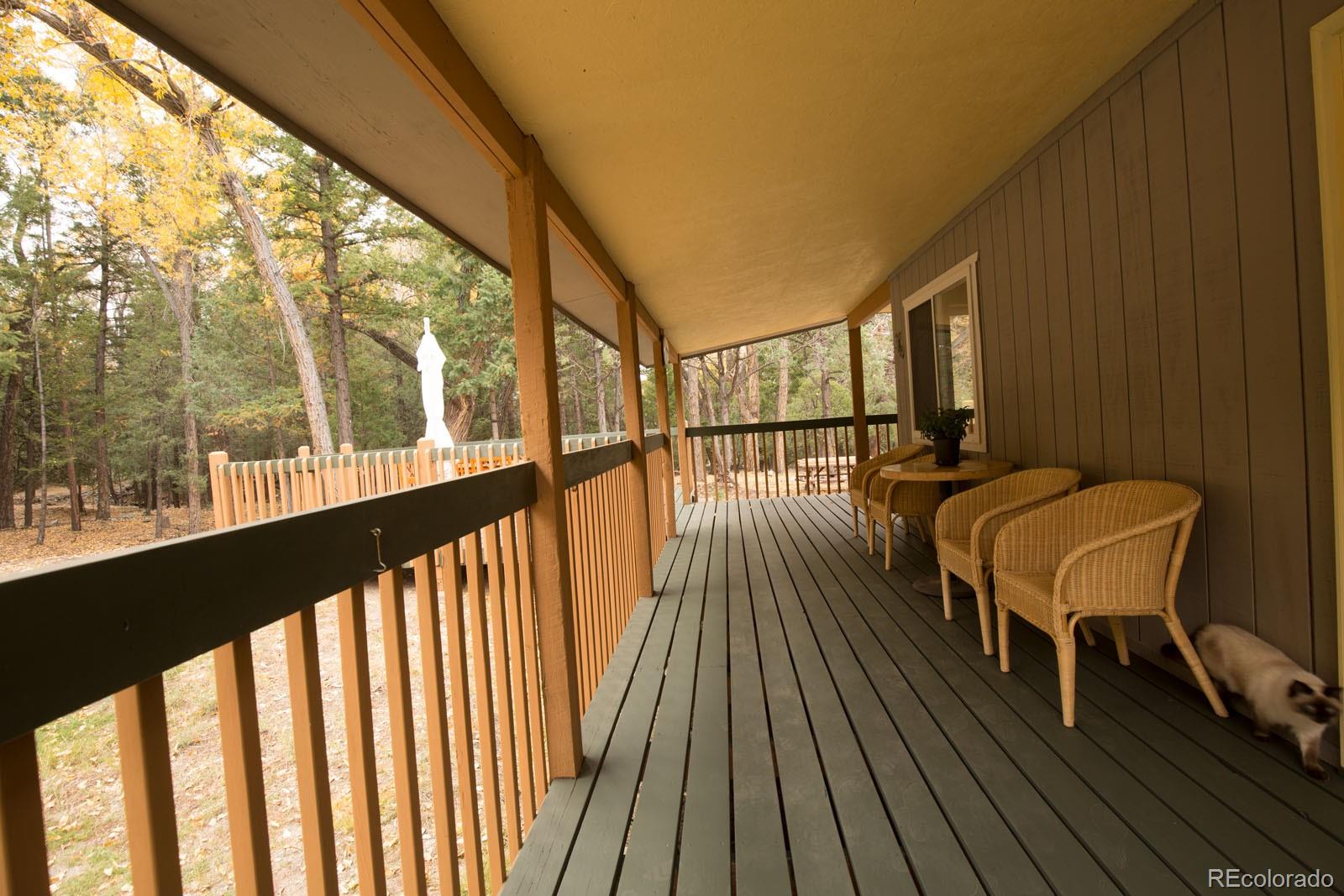 203 Hampton Run Road Mosca, CO 81146 - Photo 9 of 33 a view of a balcony with chairs