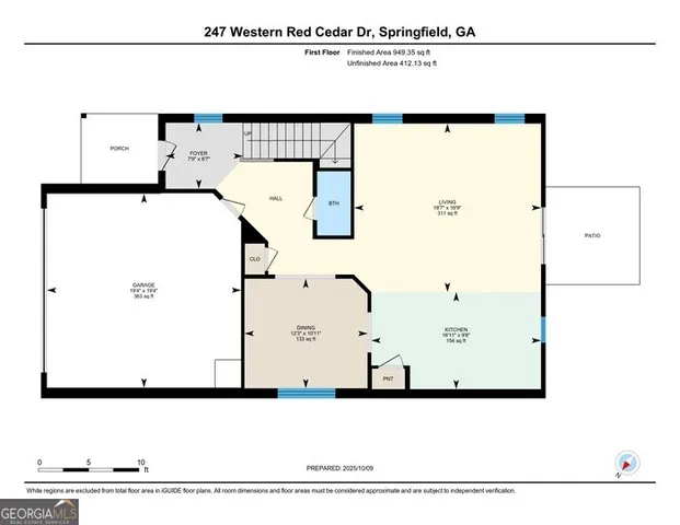 $2,080 | 247 Western Red Cedar Drive, Springfield, GA 31329