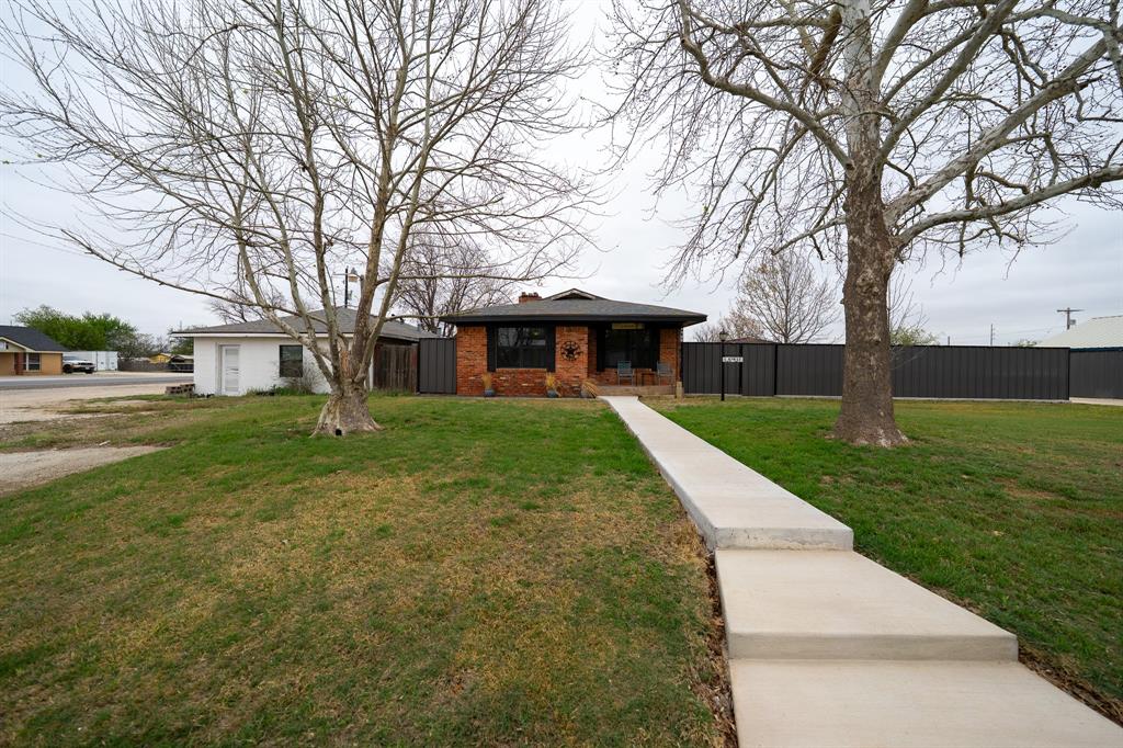 455 5th Street Hawley, TX 79525 - Photo 21 of 37 a view of house with a yard