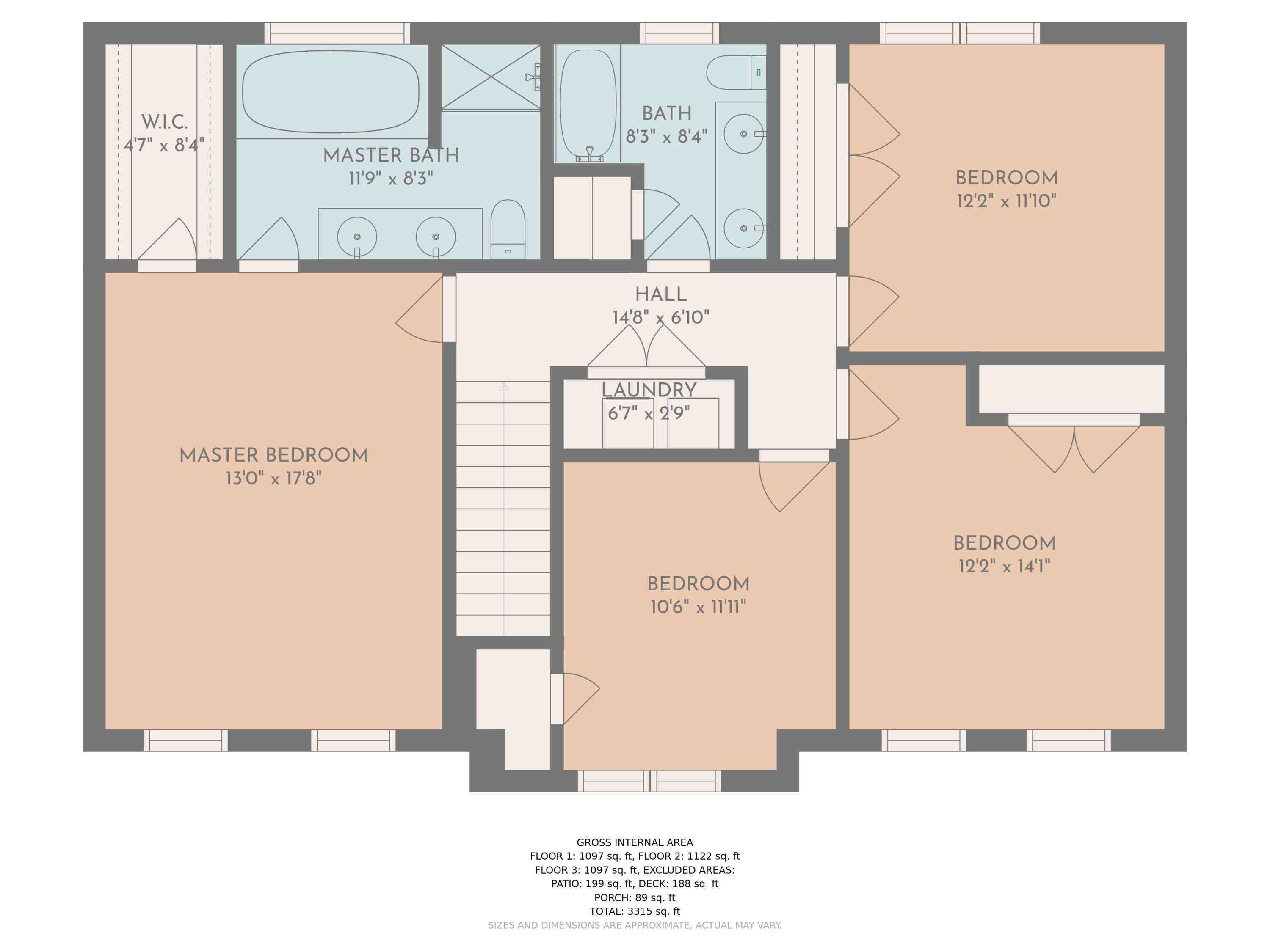 40 Old Farm Road Boones Mill, VA 24065 - Photo 40 of 41 29 Upper Level Floor Plan