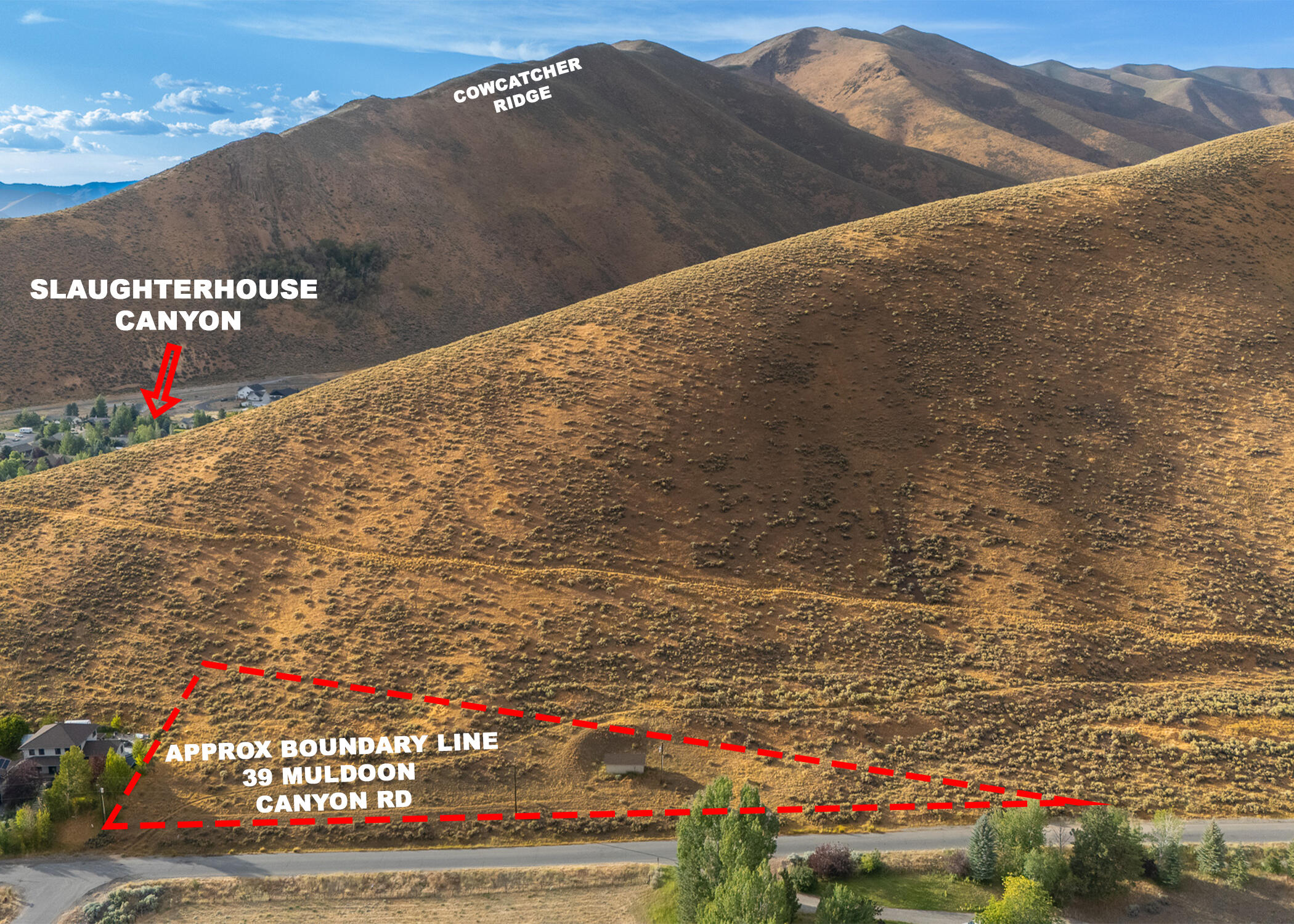 39 Muldoon Canyon Road Blaine County, ID 83313 - Photo 7 of 12 39 Muldoon Canyon Rd Prop Boundary3