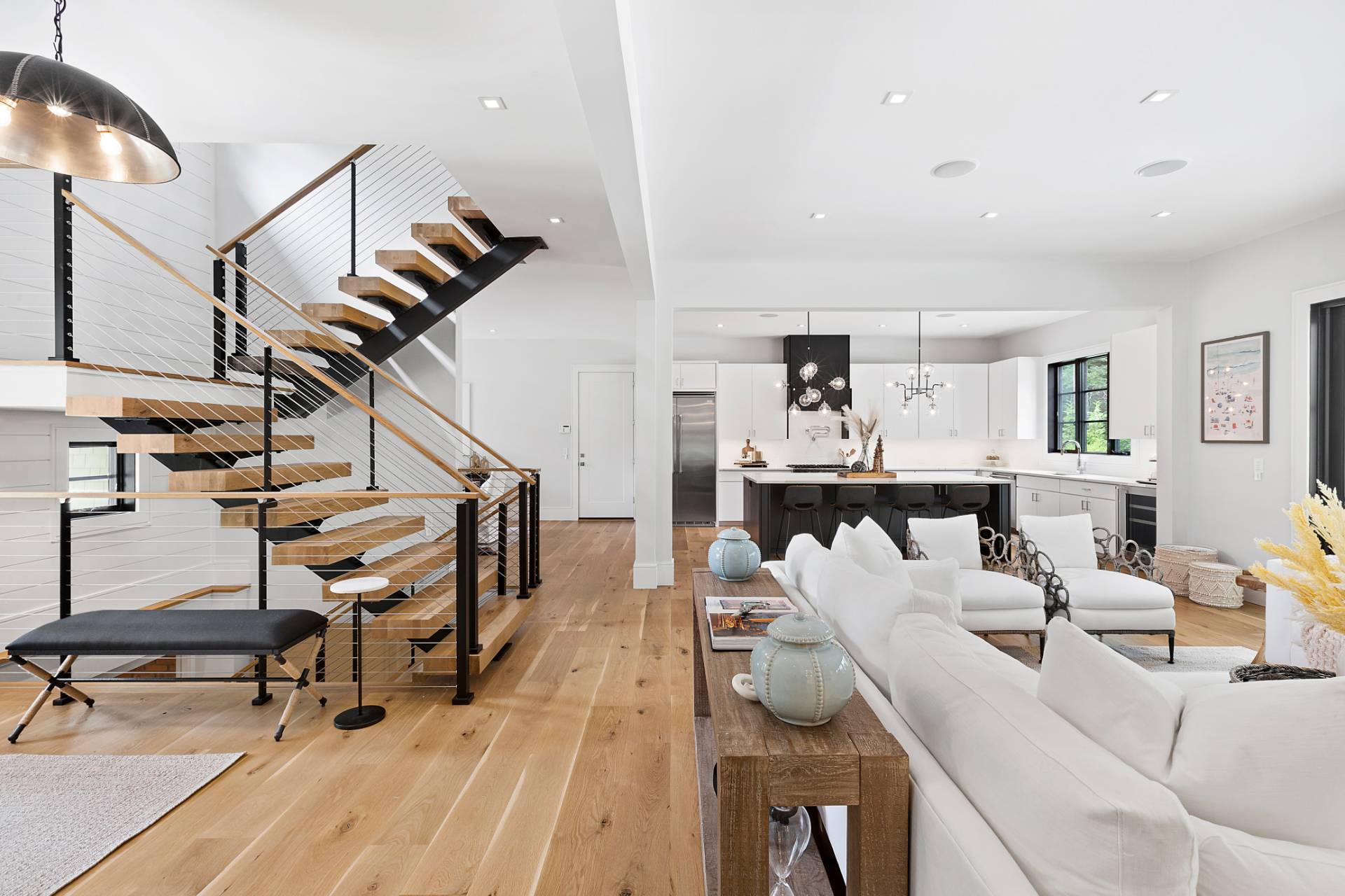 8 Crows Nest Lane East Hampton, NY 11937 - Photo 5 of 33 a living room with furniture and wooden floor