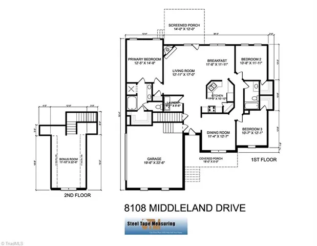 $417,500 | 8108 Middleland Drive, Browns Summit, NC 27214