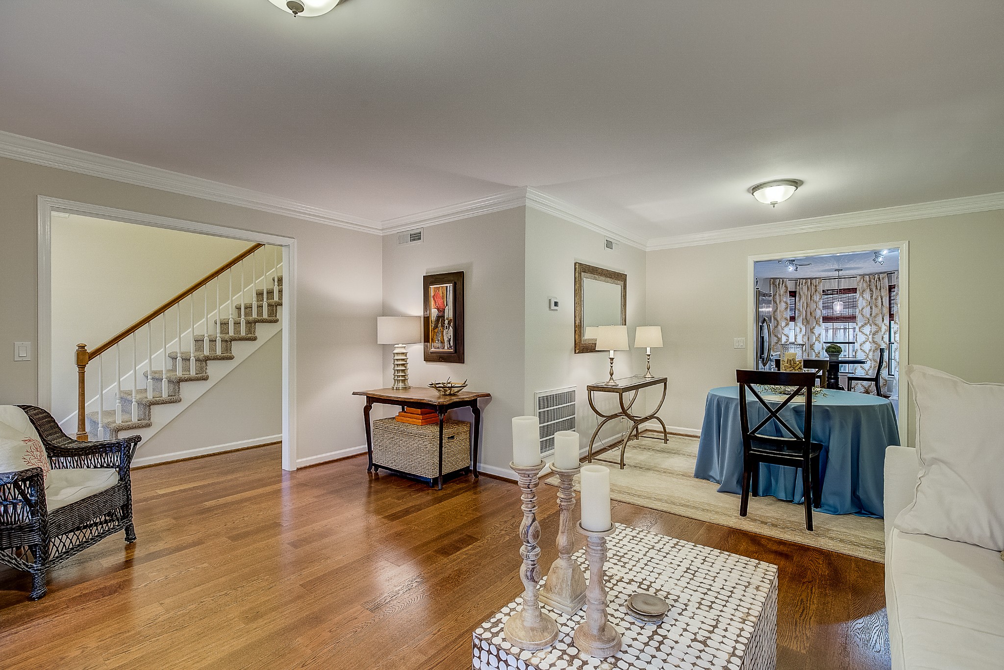 1284 General George Patton Road Nashville, TN 37221 - Photo 4 of 30 a living room with furniture and a wooden floor