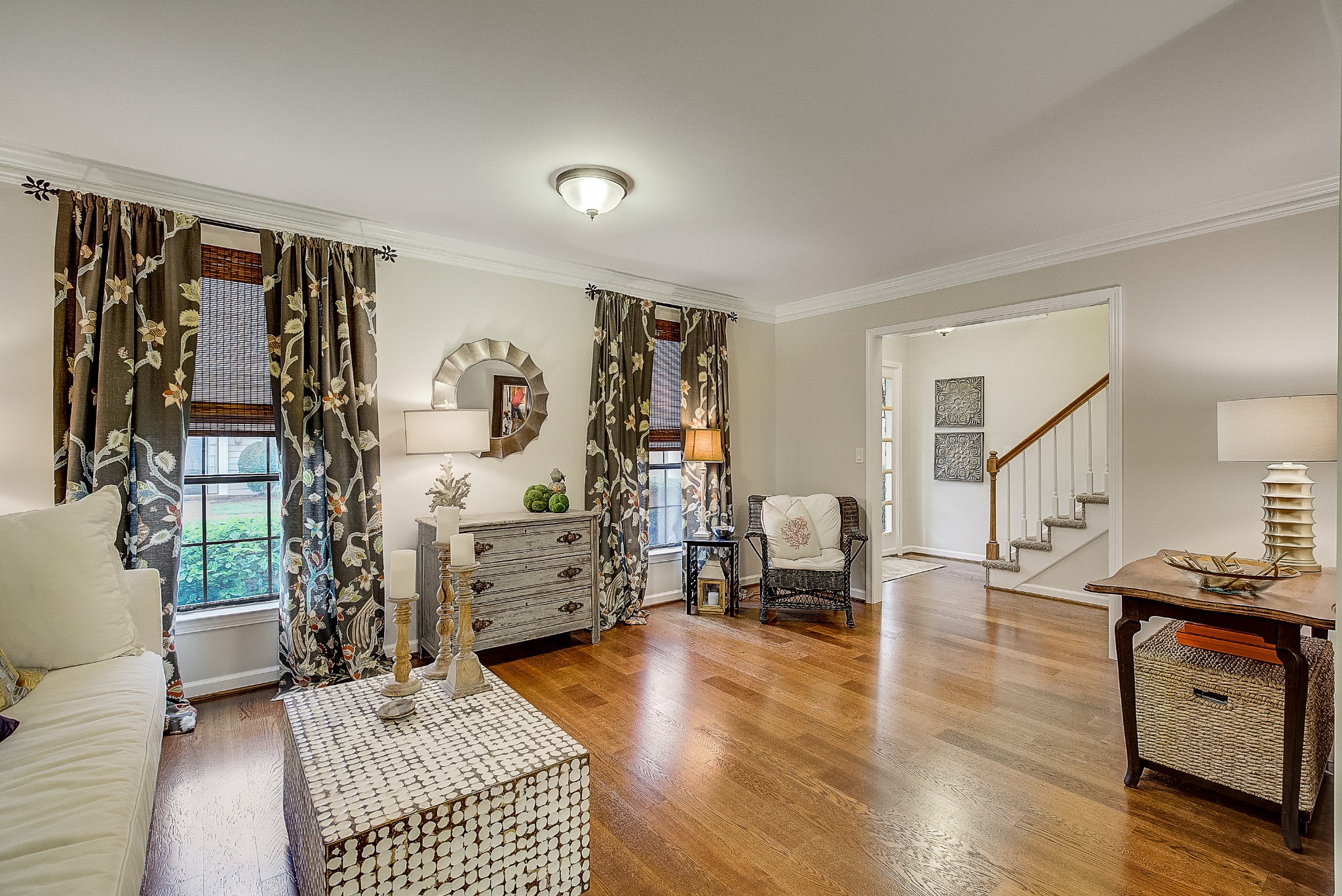 1284 General George Patton Road Nashville, TN 37221 - Photo 5 of 30 a living room with furniture and wooden floor
