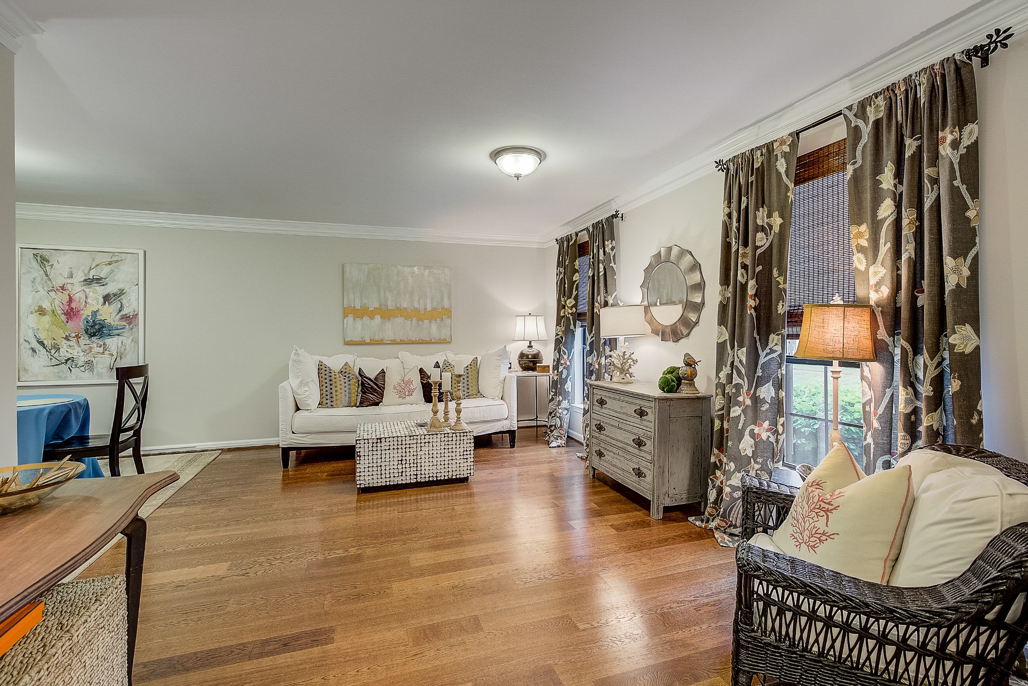 1284 General George Patton Road Nashville, TN 37221 - Photo 6 of 30 a living room with furniture and a flat screen tv