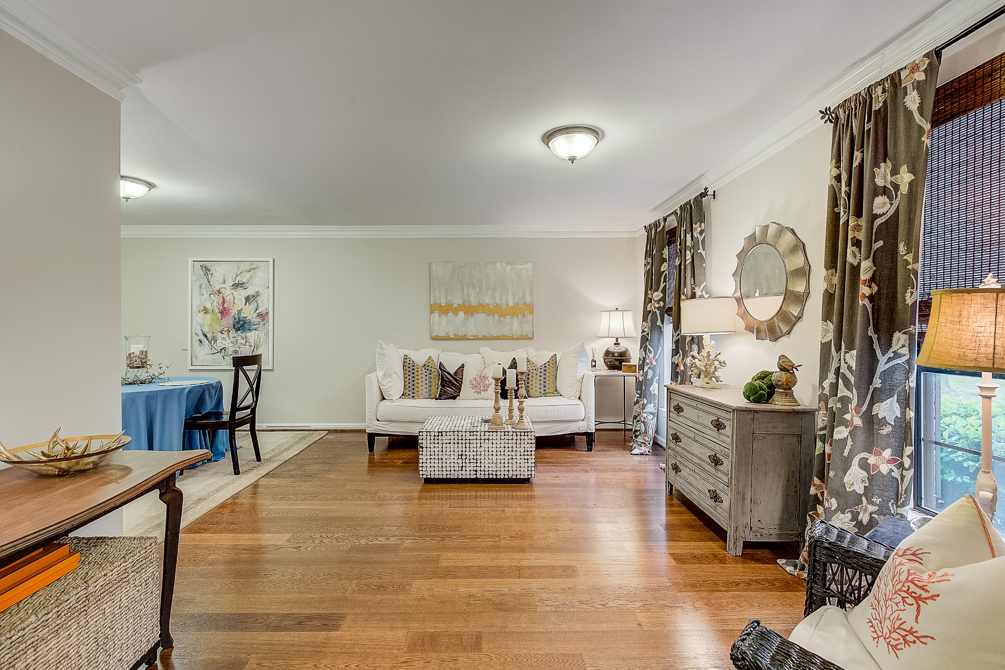 1284 General George Patton Road Nashville, TN 37221 - Photo 7 of 30 a living room with furniture and wooden floor