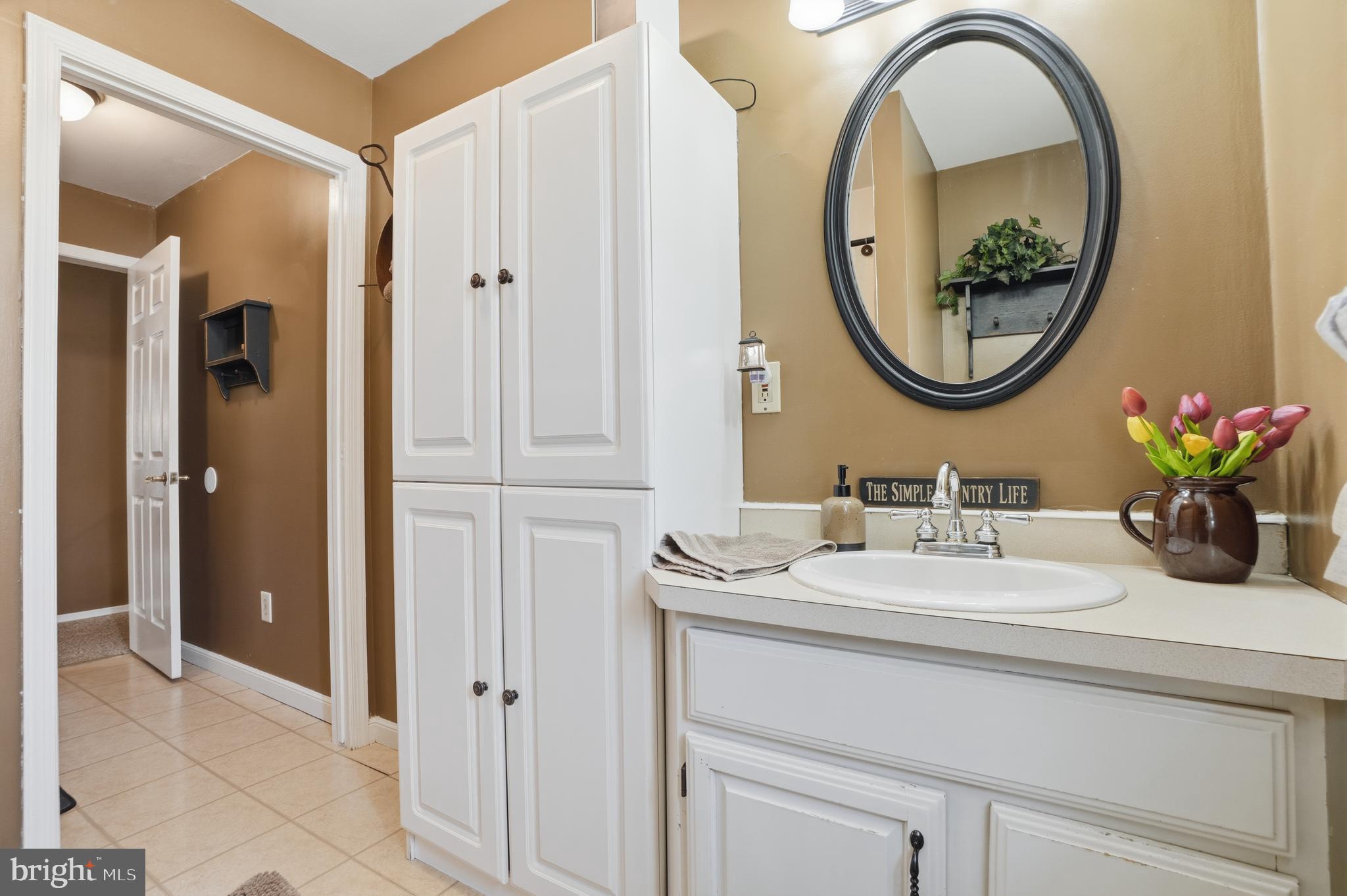 118 West Clinton Street Clayton, NJ 08312 - Photo 21 of 30 a bathroom with a sink and a mirror