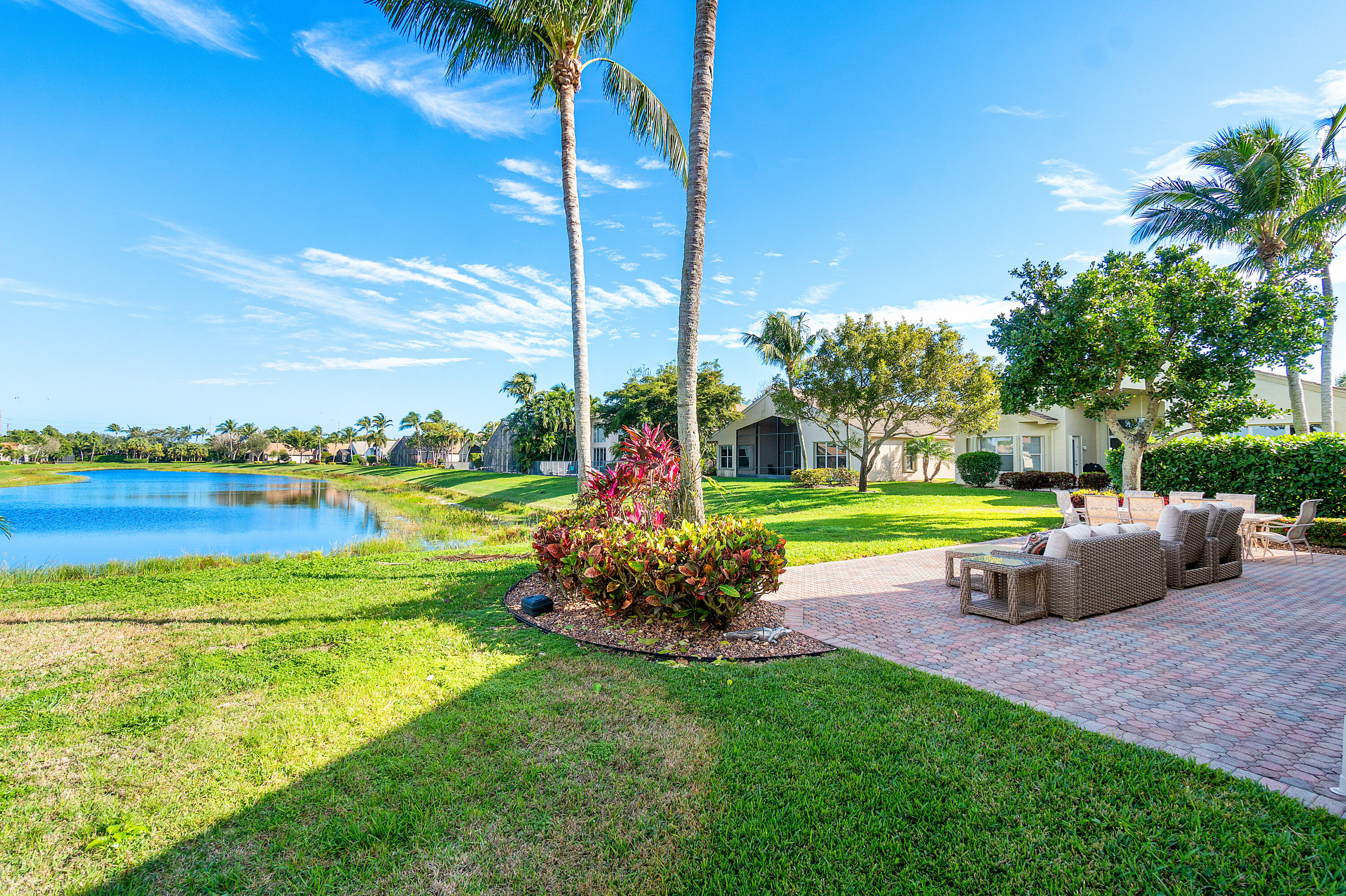 13506 Shell Beach Court Delray Beach, FL 33446 - Photo 44 of 66 a view of a garden with an outdoor space