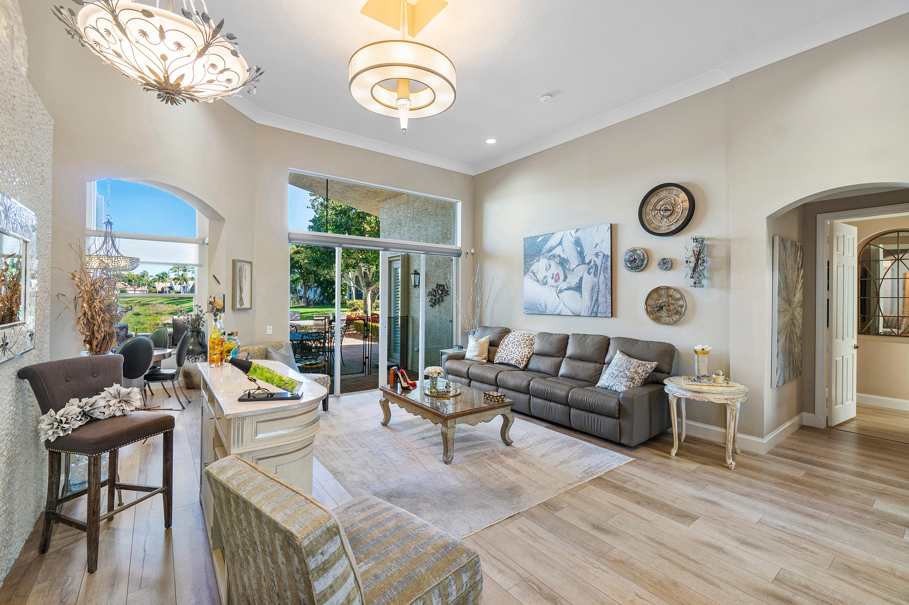 13506 Shell Beach Court Delray Beach, FL 33446 - Photo 7 of 66 a living room with furniture and wooden floor