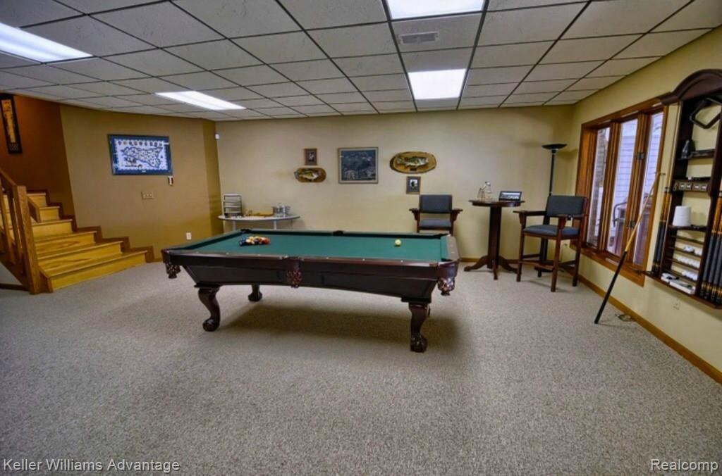 2373 Ridge Road White Lake, MI 48383 - Photo 25 of 43 Lower Level Family Room W/Rec Area