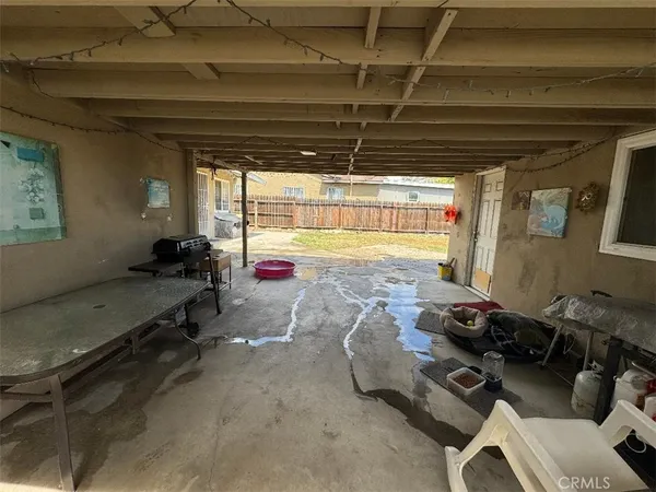 a room with gym equipment
