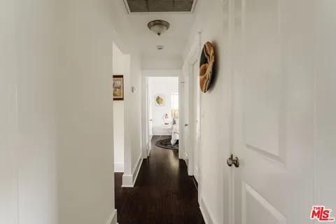 a view of hallway with stairs